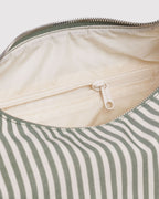 Easy Day to Night Carry - Nylon Meringue Bag in Sage Stripe