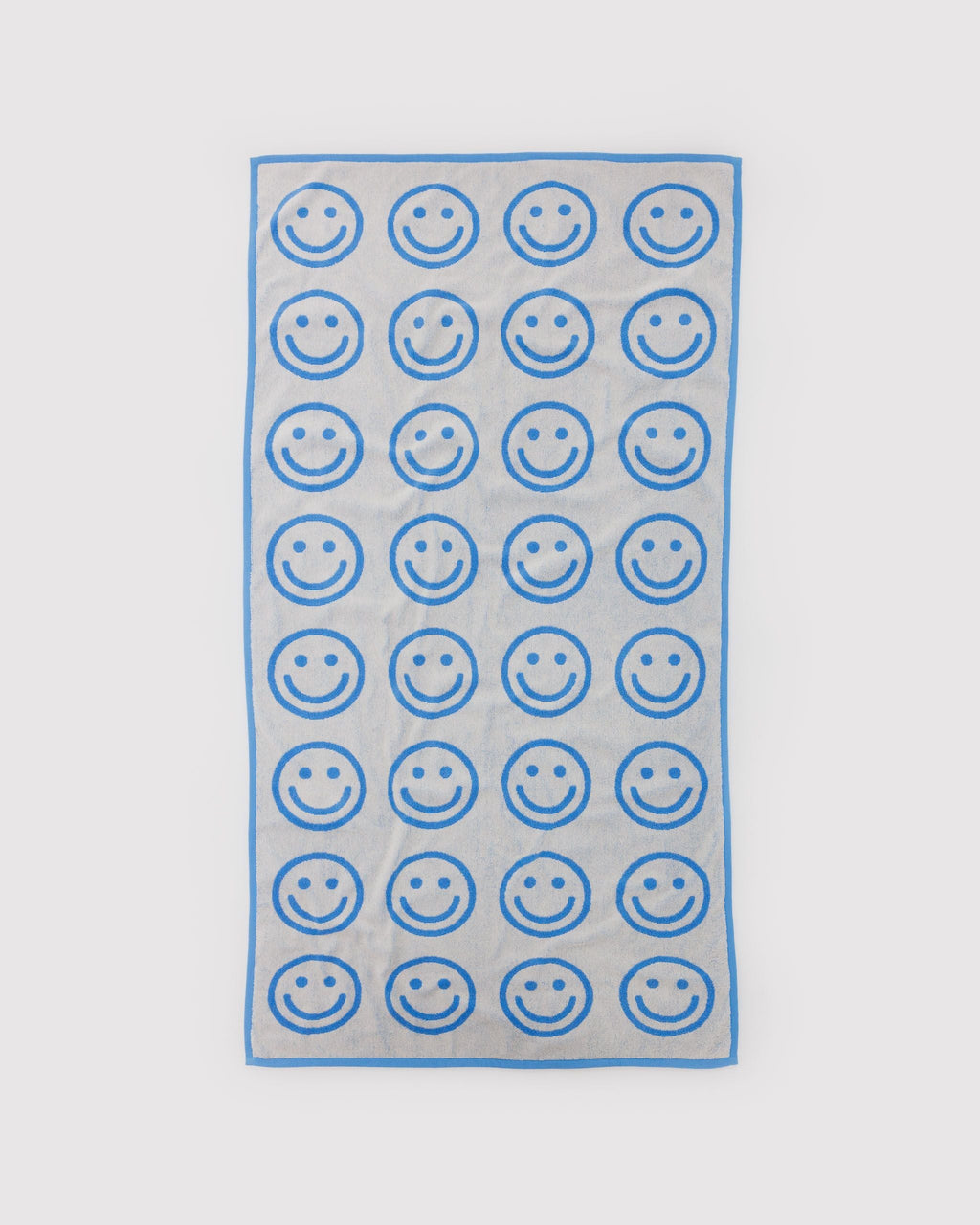 Bath Towel - Sky Blue Happy
