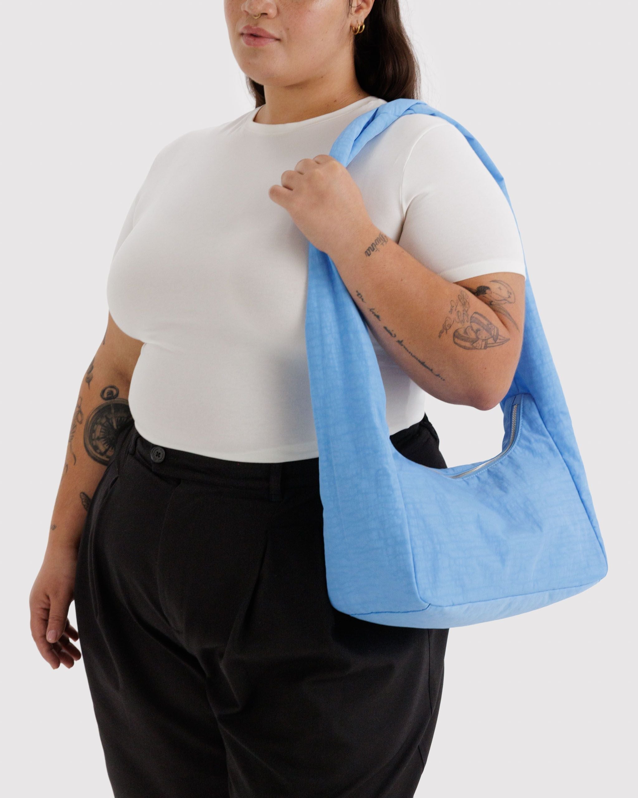 Easy Day to Night Carry - Nylon Meringue Bag - Sale in Piscine