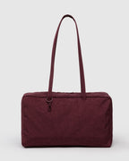 Medium Nylon Bowler Bag - Sale - Mahogany