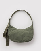 Medium Nylon Crescent Bag - Caper