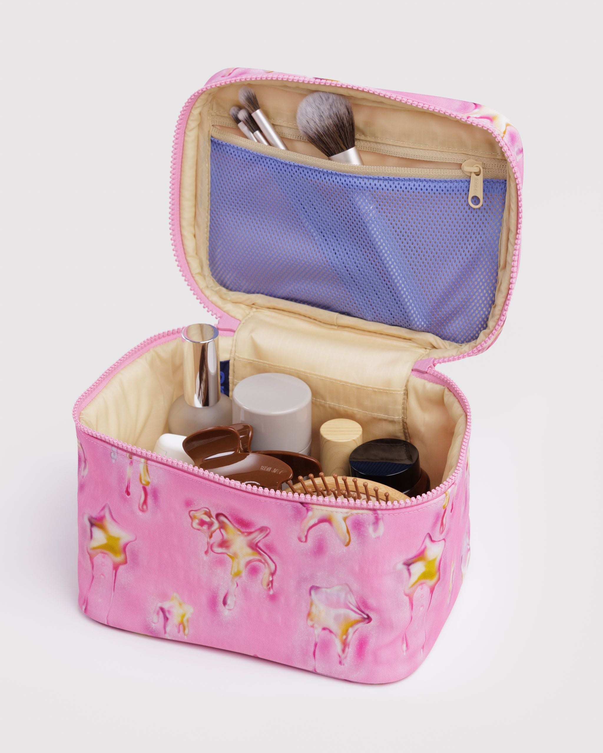 Organized Travel Essential - Large Cosmetic Case in Dancing Star