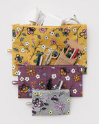 Organized Travel Essential - Flat Pouch Set in Wildwood Mix