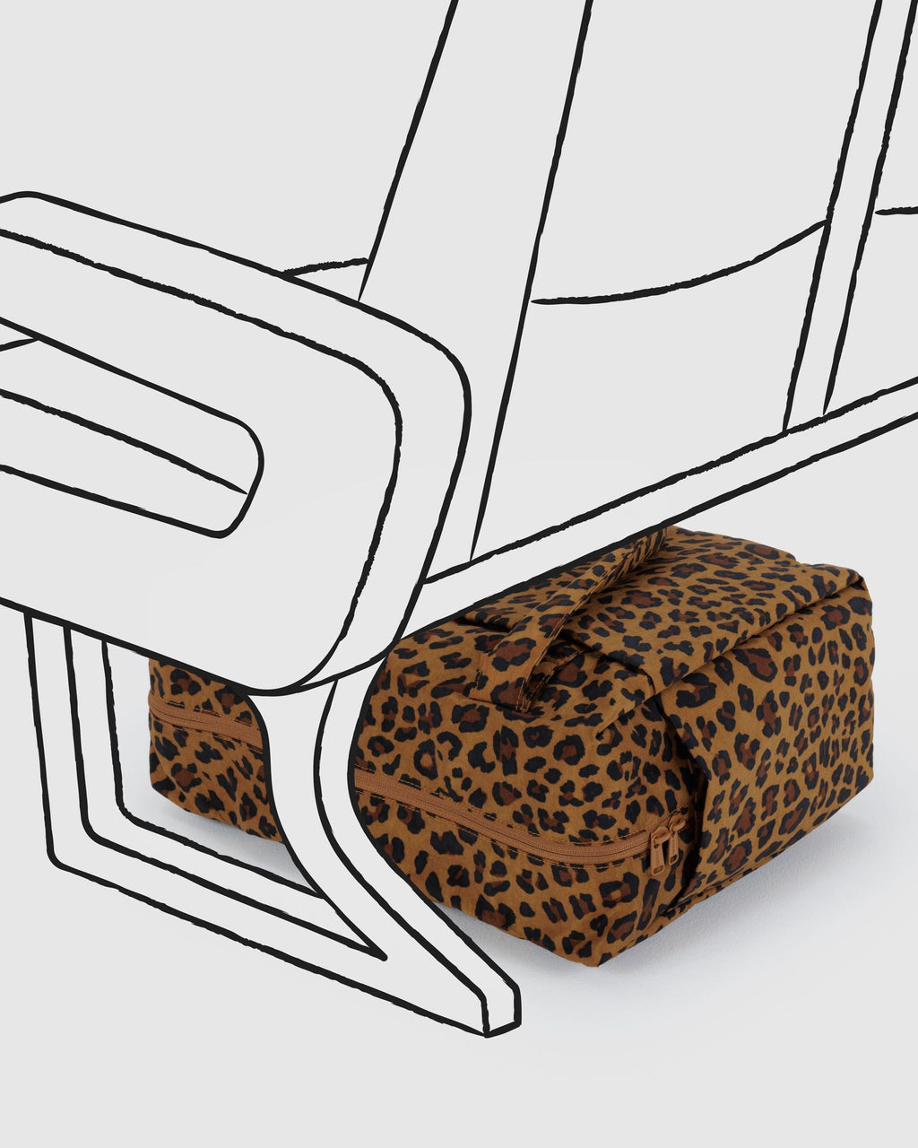 Lightweight Trip Companion - Small Cloud Carry-On in Leopard