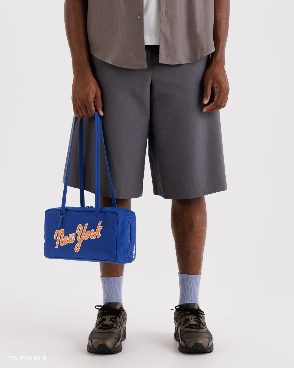 Easy Day to Night Carry - Nylon Bowler Bag in New York MetsTM