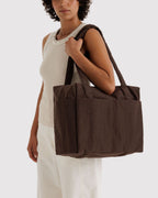 Lightweight Trip Companion - Small Cloud Carry-On in Coffee