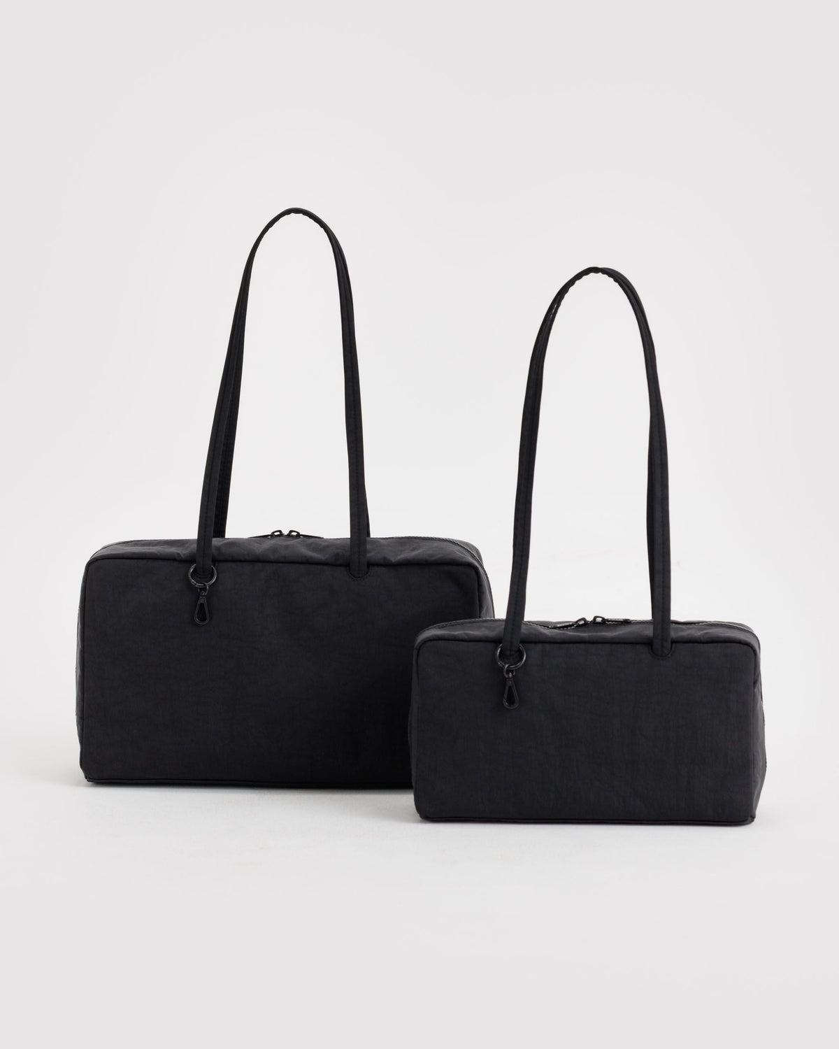 Easy Day to Night Carry - Medium Nylon Bowler Bag in Black