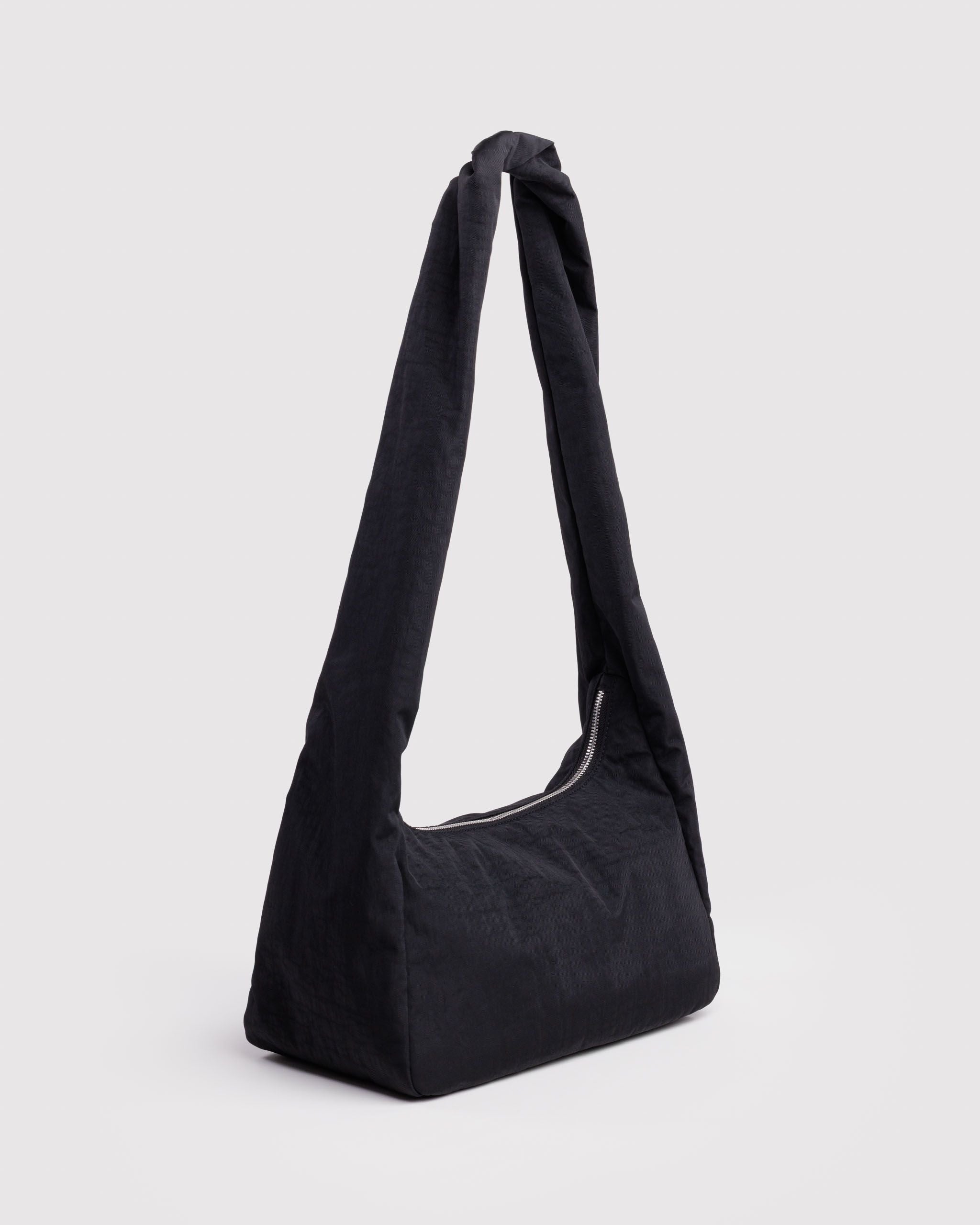 Easy Day to Night Carry - Nylon Meringue Bag in Black