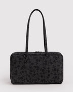 Medium Nylon Bowler Bag - Charcoal Ditsy Floral