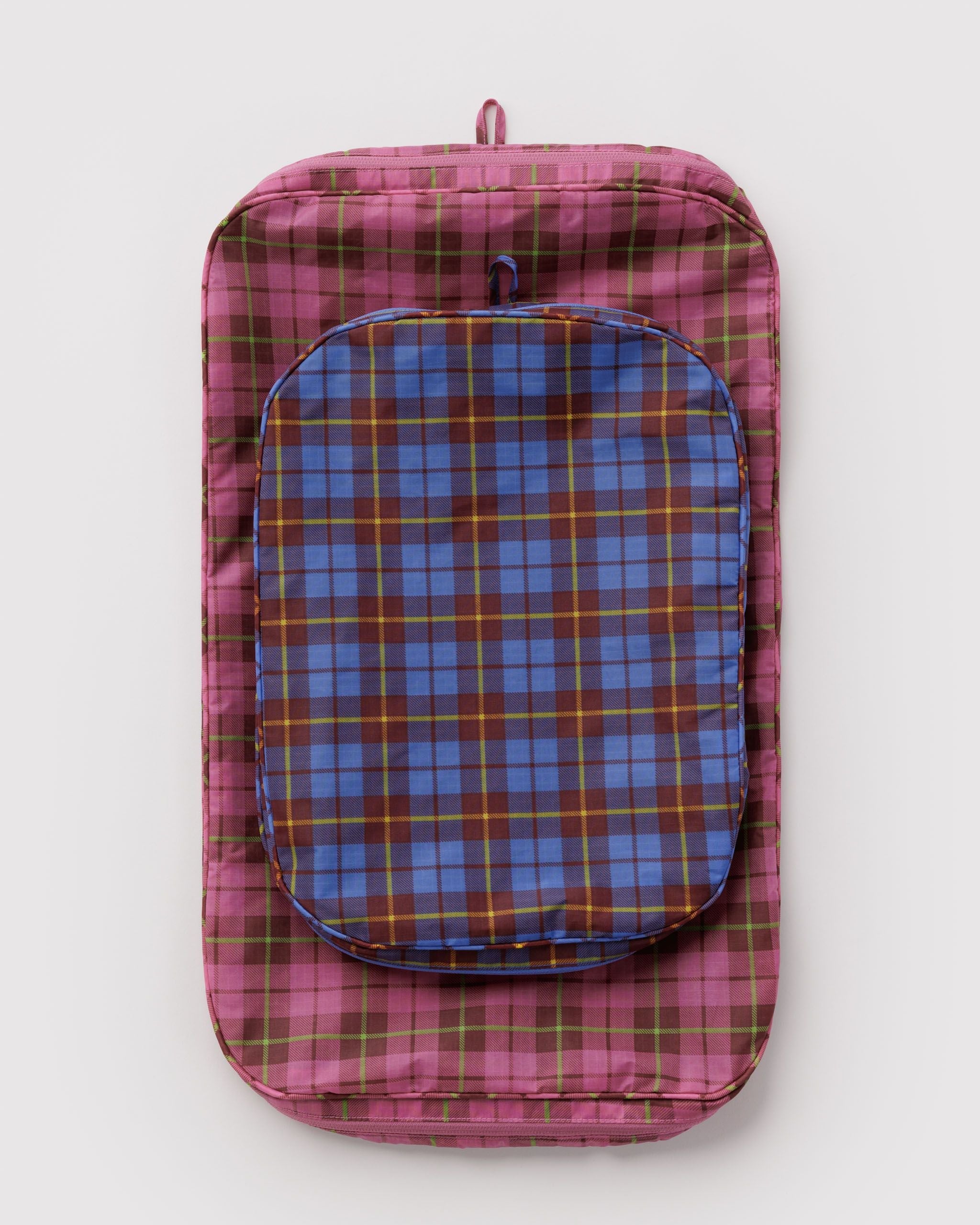 Organized Travel Essential - Large Packing Cube Set in Check Mix