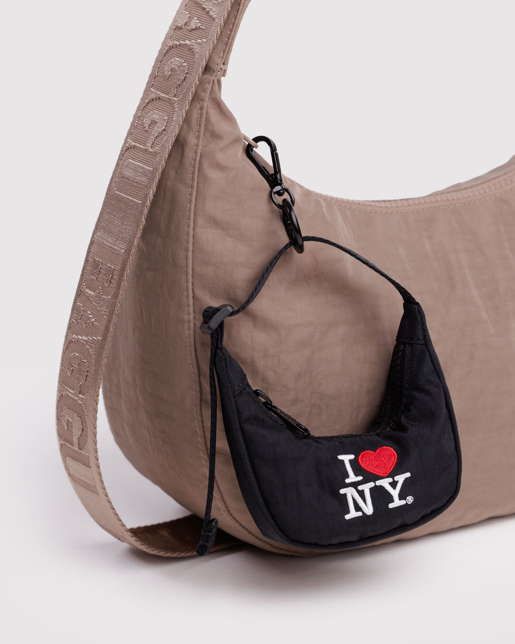 Colorful Everyday Detail - Crescent Bag Charm in I Love NY