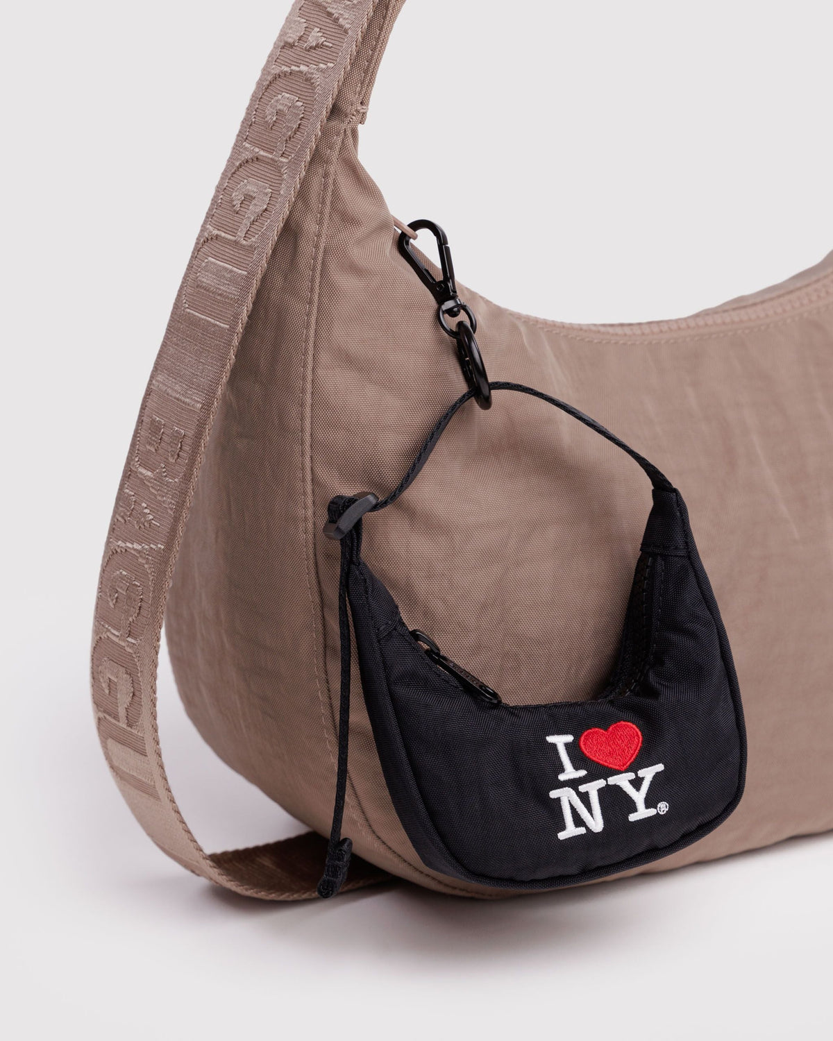 Colorful Everyday Detail - Crescent Bag Charm in I Love NY