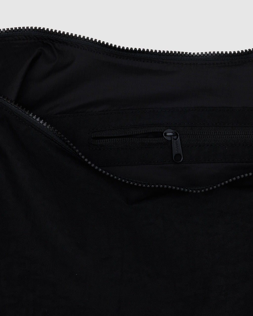 Easy Day to Night Carry - Large Nylon Crescent Bag in Black