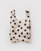 Baby Baggu - Cream and Black Polka Dot