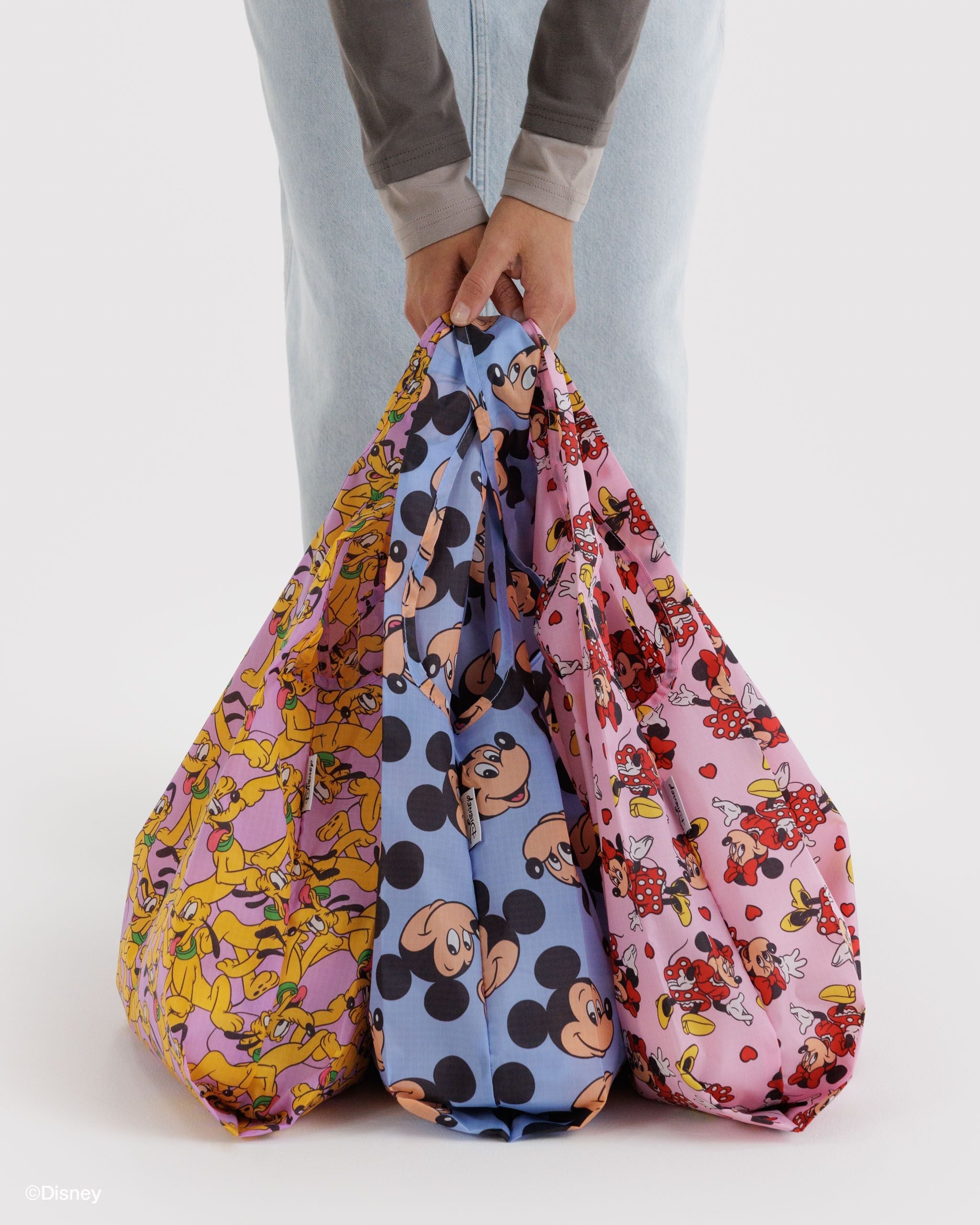 Standard Baggu Set of 3 in Mickey Minnie and Pluto - Easy Style