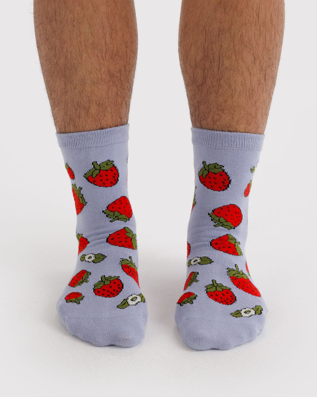 Soft Daily Essential - Crew Sock in Strawberry Blossom