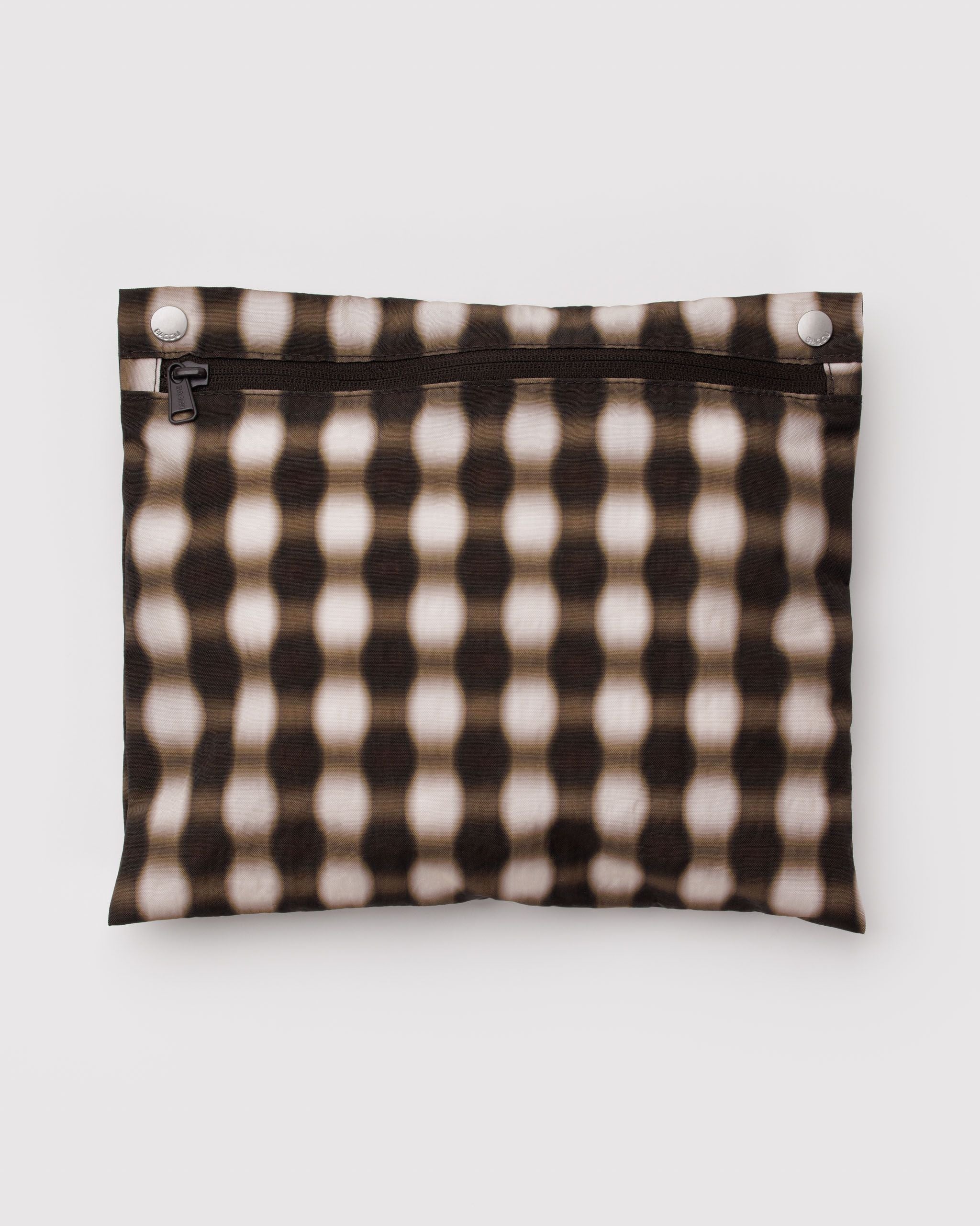 Lightweight Trip Companion - Cloud Carry-On in Blurred Gingham Brown