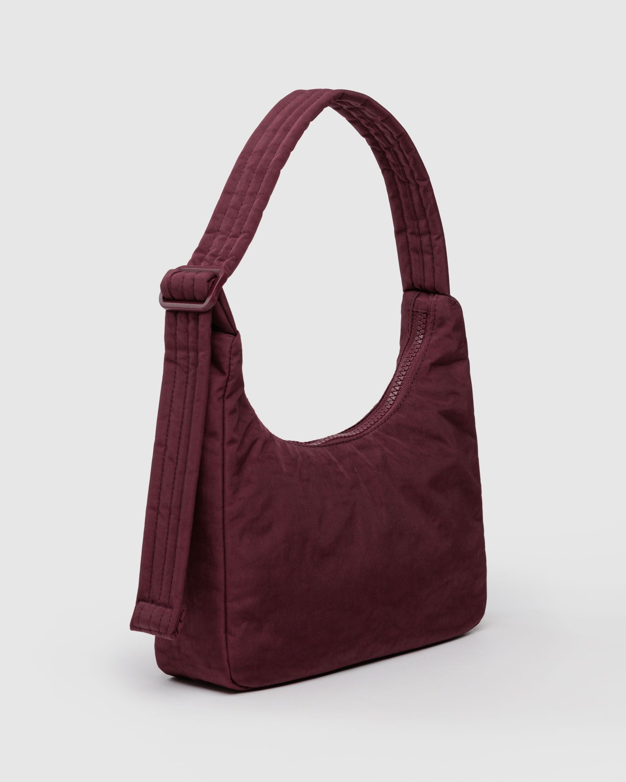 Easy Day to Night Carry - Mini Nylon Shoulder Bag - Sale in Mahogany