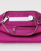 Easy Day to Night Carry - Nylon Pochette - Sale in Deep Fuchsia