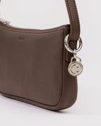 Easy Day to Night Carry - Recycled Leather Pochette in Brown